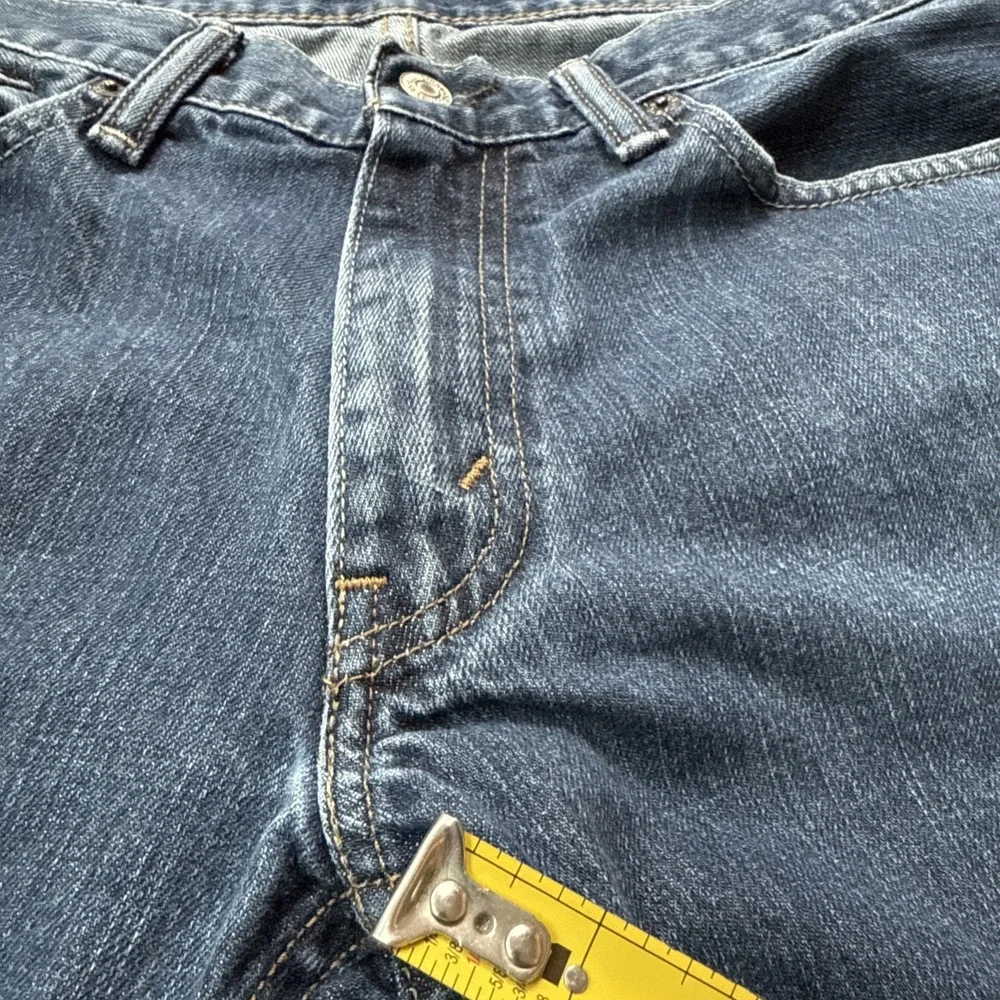 VTG Levis 514 Jeans Mens 33x34 Blue Slim Straight Y2K 100%‎ Cotton Denim